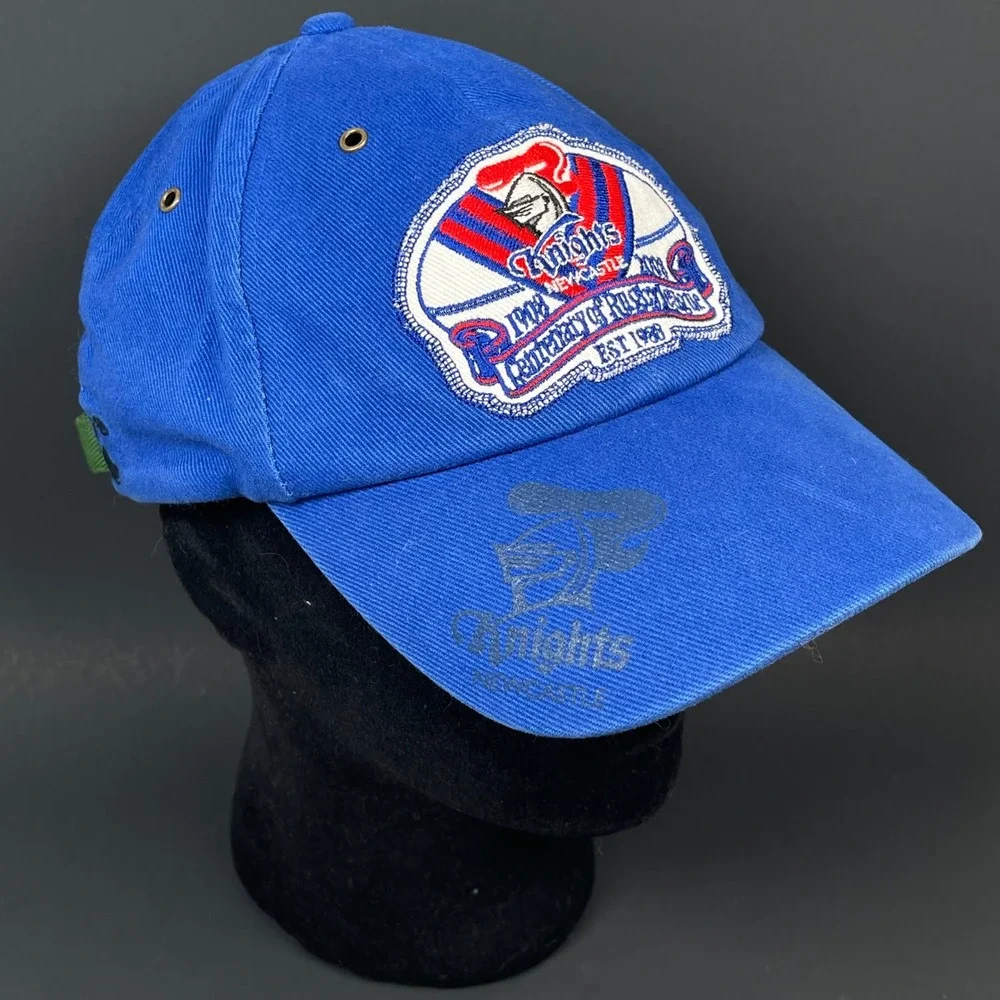 Canterbury Newcastle Knights Hat Mens Blue Centenary of Rugby League 1908-2008